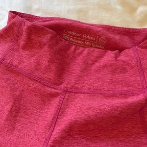 Outdoor Voices Hot Pink Legging